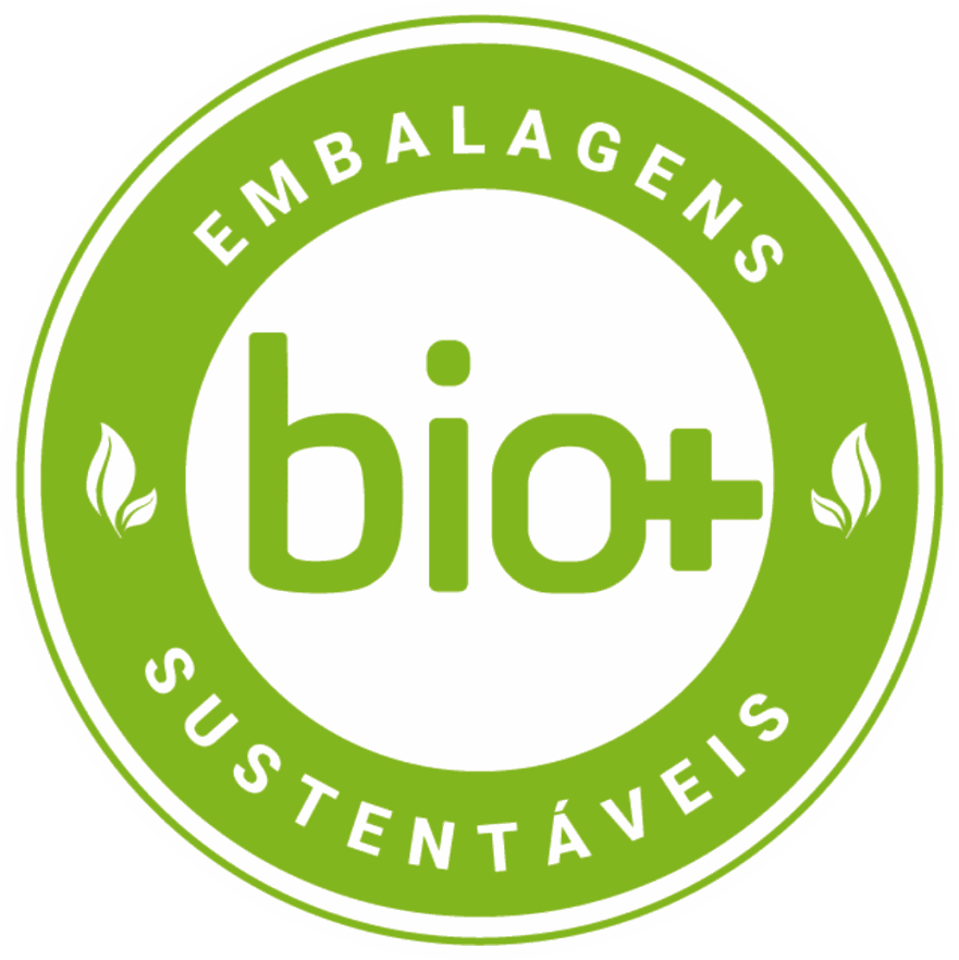Selo Bio+ — Embalagens Sustentáveis, selo da Meiwa